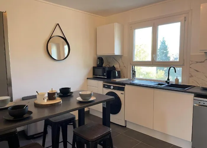 Le Bary - 10p - 100m2 - Gare - Parking Prive Gratuit 公寓 *